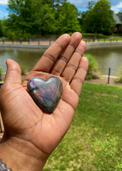 Labradorite Hearts