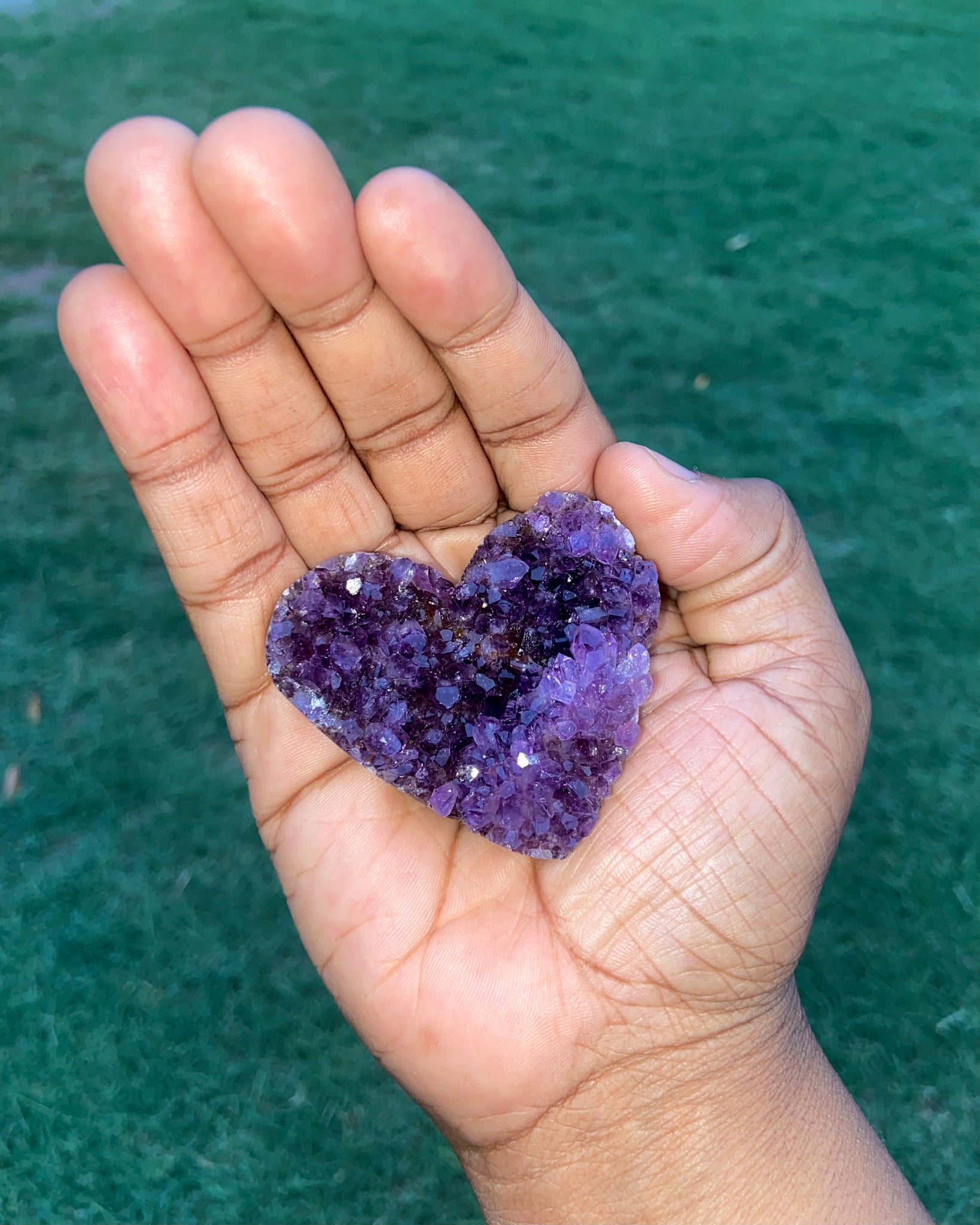 Amethyst Heart