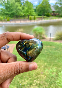 Labradorite Hearts