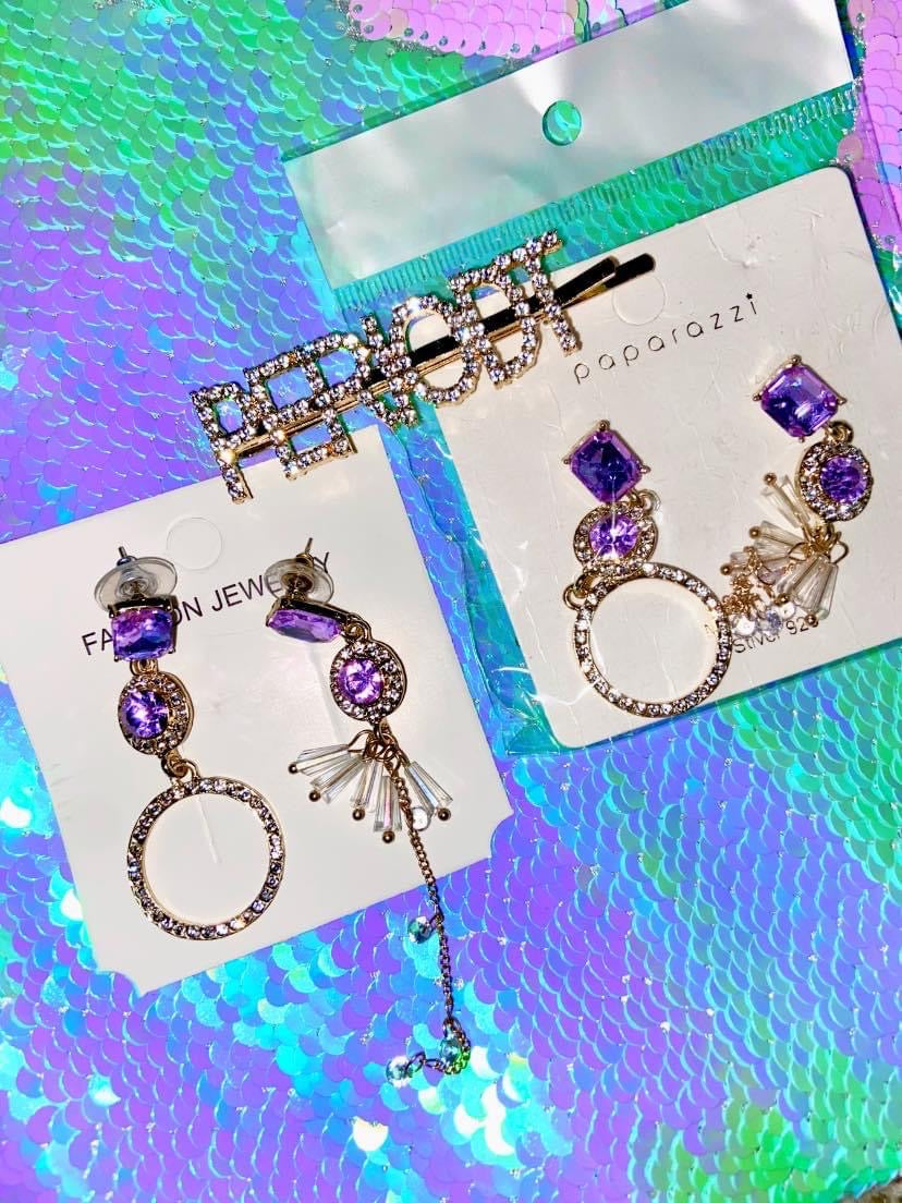 Lilac Dangle earrings