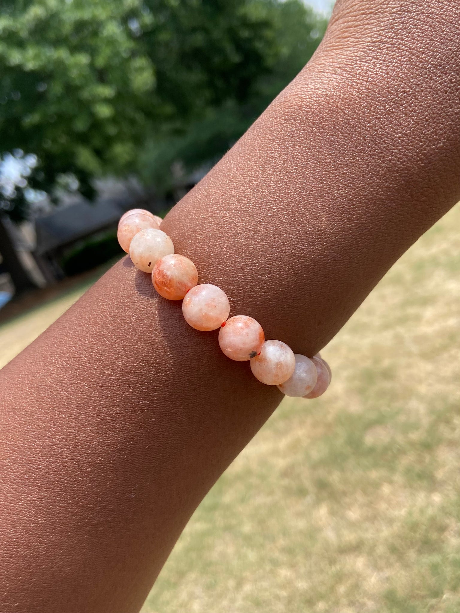 Golden Sunstone bracelet (10mm)