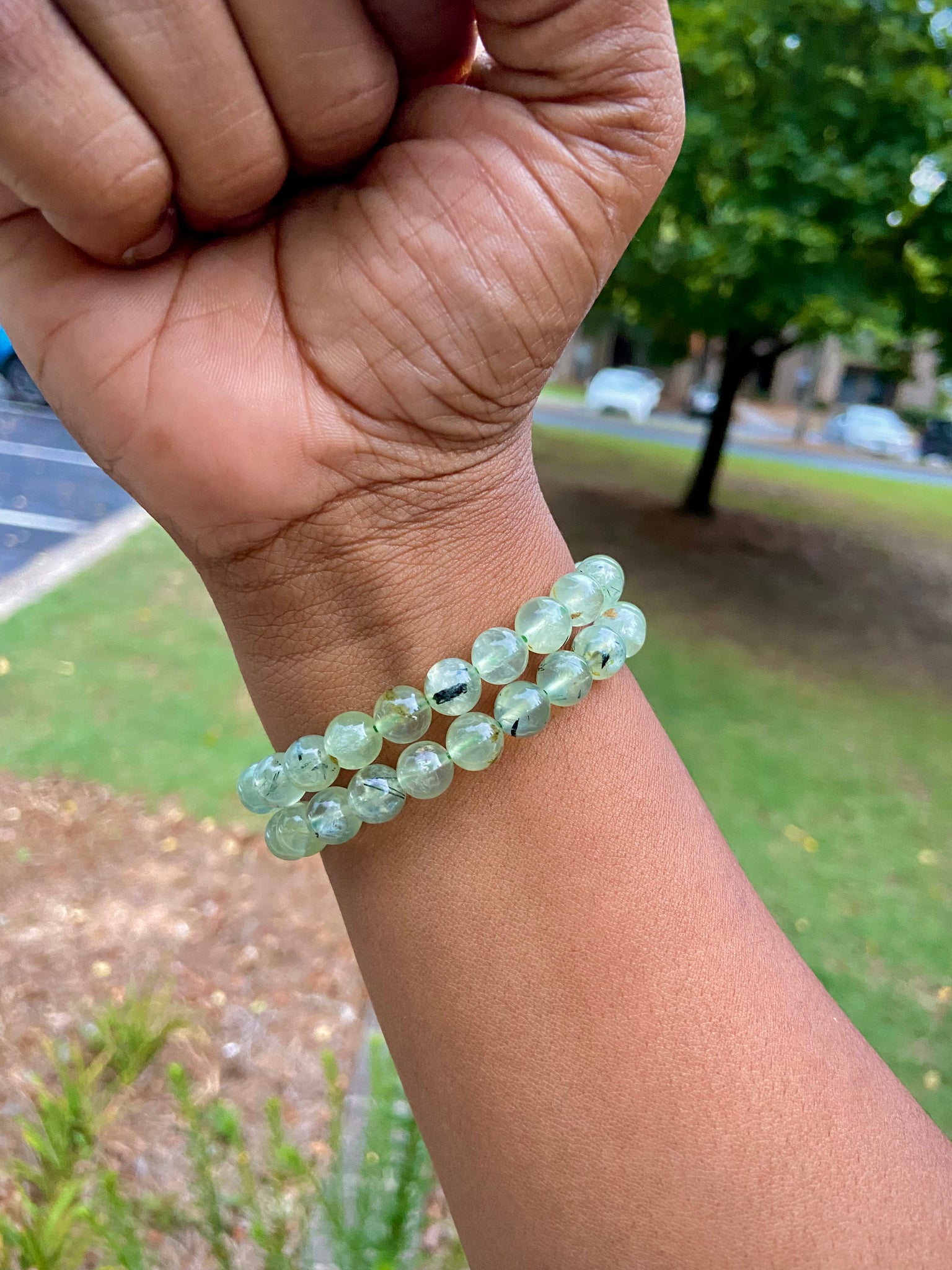 Prehnite Bracelet (8 mm)