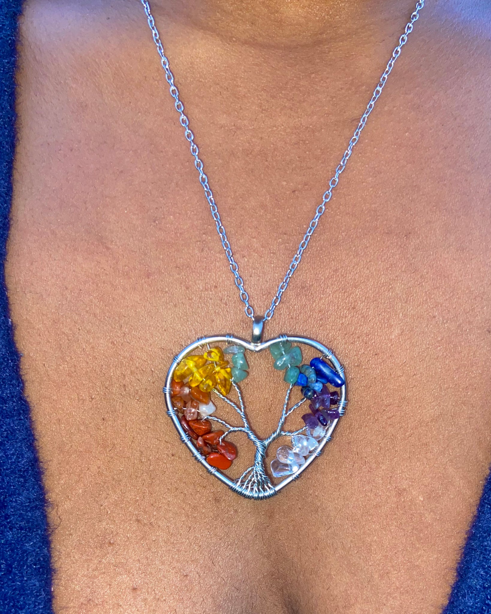 Chakra Heart Necklace